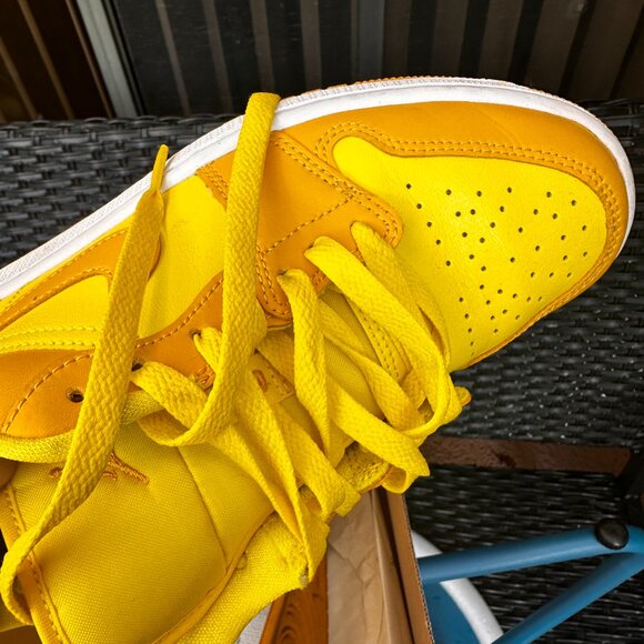Jordan 1 Low Yellow Strike (Women's) Size: US W 7W - Picture 7 of 9